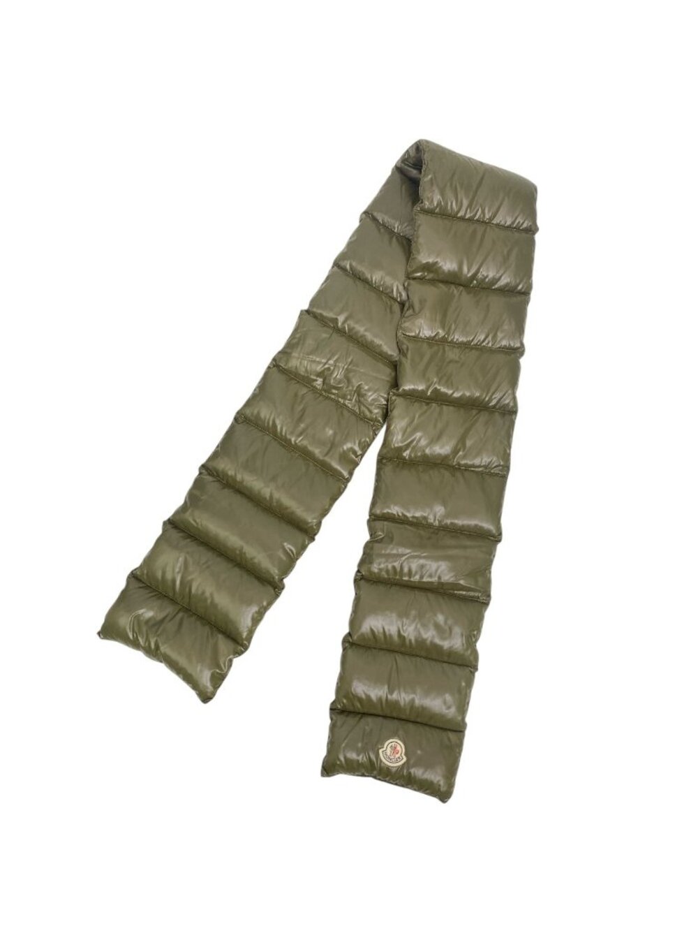 Moncler Scarf Logo Down Green